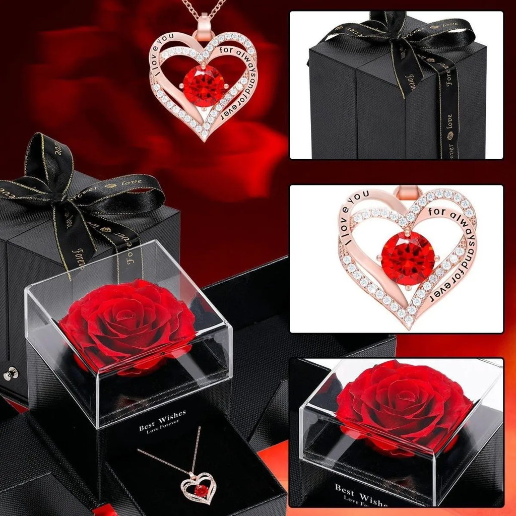 BAZAR 'I Love You' Heart Necklace